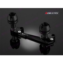 무드패싯 혼다 FORZA350 배기관 보호 범퍼 가드 머플러 슬라이더 포르자 튜닝 바이커스, 블랙 + 1개