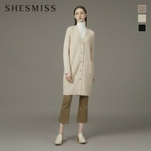 쉬즈미스 브이넥 롱 니트 가디건_SSKCDL41020