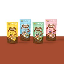 뽀로로펫 크런치캣 고양이간식 닭고기&치즈 타우린 소고기 참치 50g x4p 4종 콤보, 콤보 치즈1개+타우린1개+클로로필1개+연어1개