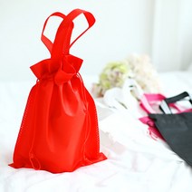 디더스트백 04 손잡이 방수 부직포가방 10장-타포린백 쇼핑백 파우치, 2호_30X40(10장) 1.진핑크