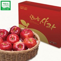 껍질째 먹을 수있는 고지대 거창 햇사과선물세트(5kg 홍로 13~14과)