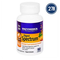 2개 Enzymedica 효소 글루코아밀라제 락타제 말타제