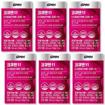 GNM자연의품격 코큐텐11 500mg 30캡슐 x 6