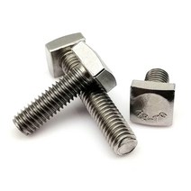 특수볼트2pcs M6 M8 길이 = 8-80mm GB35 304 A2-70 스테인리스 편평한 사각 모양, 02 2pcs M8_17 70mm