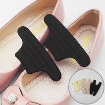 [RAΞ] 하이힐 구두 뒷꿈치 패드 B형(HM0092) 플랫슈즈깔창 뒷치 신발 전체 뒤치 ▷_8θ270eA, θw_블랙