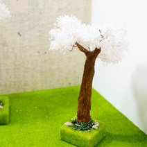 미니미소 봄바람 벚꽃나무 (15~20cm) 미니어쳐 모형