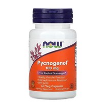 나우푸드 [뉴욕 직배송] 피크노제놀 100mg, 60정, 2개
