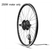 전기자전거개조 기어 모터 Ebike 키트 허브 휠 24V36V48V 250W 뒷바퀴 전면 변환, 24Vmotor only+rear+26