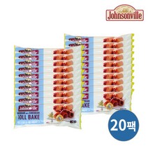 [쟌슨빌] 베다체다 소시지 롤베이크 110g x 20팩 세트, 상세 설명 참조