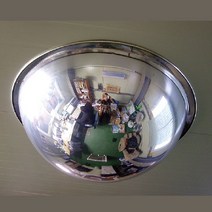 국산 돔반사경 360도 실내반사경 병원 헬스장 점포 편의점 골프 사우나 아크릴 마트 아파트 주차장 학교 회사 사고예방, 1개