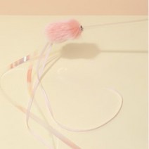 크라운캣 장난감 시리즈 고양이 사냥본능 낚시대, 001. 리듬체조냥(색상랜덤)