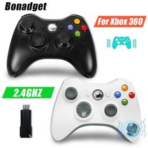 라앤모 스위치컨트롤러 Bonadget무선 게임 컨트롤러 Xbox360 용 24GH 게임패드 조이스틱 마이크로소프트 PC 윈도우즈 7 8 10