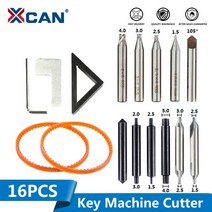 열쇠복사 기계 따기 열쇠공 도난방지택 현관보조키 키복사 현관문 XCAN-16 개 키 머신 커터 세트 예비 부품, 한개옵션0