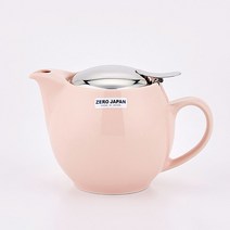 제로재팬 도자기 라운드티팟 2인용 450ml 핑크 테이블웨어_[230131EA], 본상품선택