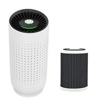휴대용 미니 자동차 공기 청정기 Freshener USB 충전식 음이온 발생기 270E, WHITE_1