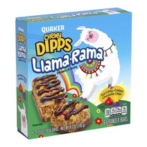 퀘이커 츄이 딥 라마 라마 그래놀라 바, 1개, 180g