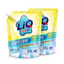 리큐 실내건조 액체세제 2.1L(겸용), 2.1L, 2개