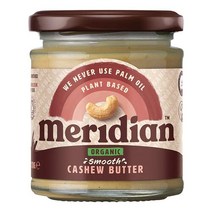 Meridian 메리디안 캐슈넛 버터 잼 스프레드 스무스 170g Cashew Butter, 1개