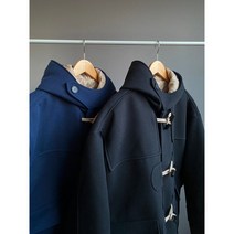 남녀공용 울 숏 더플코트