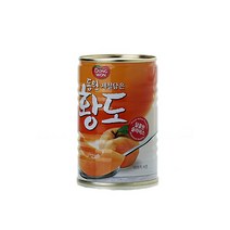 동원 황도 슬라이스 복숭아 통조림, 350g, 4개