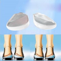 2Pcs 실리콘 Insoles Orthotics X/O 형 다리 교정기 젤 베개 뒤꿈치 정형 Insoles 신발 패드 피트 케어 쿠션