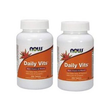 나우푸드 Daily Vits 멀티비타민 미네랄 250정 캡슐 영양제 NOW Foods 2통