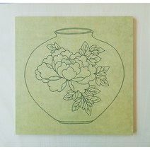 문화가게 민화체험 한지액자만들기4 (265x265) DIY용 반제품, 3번 소과도-석류
