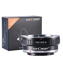 [정규 대리점]K&F 캐논 EOS EF(EF-S) 렌즈-CANON EOS M 마운트 어댑터 렌즈 크로스 부착 ef-eosm (KFEOSM)