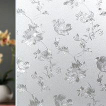 홈데코 스테인글라스 필름 비접착식 스테인드 탈착식 유리창 데칼 3D 장식 창 비닐 정적 접착 개인 정보 보호, C+90x200cm