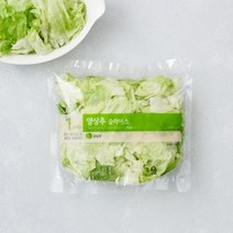 양상추 슬라이스 300G 샐러드야채 샐러드채소, 기본