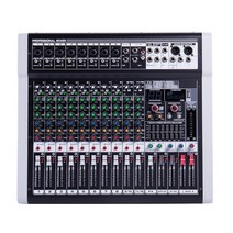 믹서 오디오 px12 12 채널 오디오 믹서 dj 컨트롤러 사운드 보드 16 dsp 효과 usb 블루투스 xlr aux 입력 인터페이스 오디오, 없음