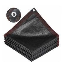 농업용차광막 6PIN 차양 그물 자외선 방지 음영 95% 식물 온실 커버 메쉬 울타리 개인 정보 보호 화면 정원, 02 black_06 4x4M