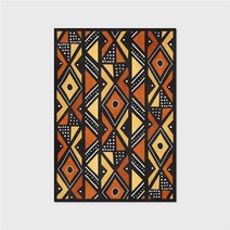 야자매트 인디언 에스닉 스타일 러그 터키 기하학 레드 팜 옐로우 카펫 거실 침실 침대 담요 주방 바닥 매, 03 CW-JQ11963_05 80CMx160CM