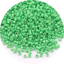 1000pcs 16mm 미유키 델리카 비즈 110 일본 유리 비드 유니폼 내마모성 불투명 솔리드 컬러 Seedbead 쥬얼리 제작 일본제품118883, 1.3x1.6mm 5g 1000pcs, Green