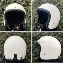 바이크 스냅백 헬멧 여름용 반모 TT & CO CASCOS 레트로 빈티지 페이스 오토바이 로우 프로파일 감소 일본 국 스타일 유리 섬유 소형 쉘 500TX, XXXL_CHINA, WHITE