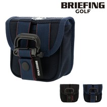 브리핑 골프 헤드 커버 퍼터 커버 말렛형 맨즈 BRG211G30 BRIEFING 센터 ​​샤프트 발수 헤드 커버 MALLET CS PUTTER COVER FIDLOCK-2[PO10][당일 발송]