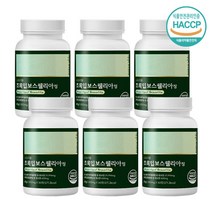 보스웰리아 유향 보스웰릭산 보스엘리아 초록입홍합 추출물 분말 정 식약처 HACCP 인증, 6개, 60정, VITARION