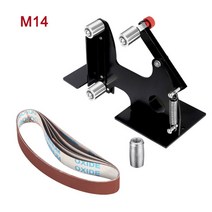 전동 탁상 벨트샌더 샌딩기 칼갈이 샌더기 m10 m14 연삭기 철 앵글 그라인더 샌딩, 30mm m14
