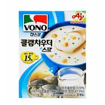 농심 보노 클램차우더 스프 63g 3봉입, 단품