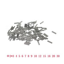 베어링 축 2mm 스틸 원통형 핀 니들 롤러 골무 3-35mm 장부촉 평행 100 개, [01] 4mm, [01] 2MM