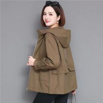 중년 간절기 아우터 숏야상 여성 봄점퍼