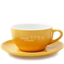 킴스아트 라떼잔 옐로우(3호), 옐로우 3호, 1개