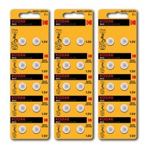 코닥 MAX LR54(AG10 LR1130) 1.5V 알카라인 코인건전지 30개