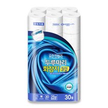 물에잘녹는 두루마리휴지 유한킴벌리 3겹 데코엠보싱 화장지 25M 30롤 먼지없는 비데용 코스트코 홈쇼핑, 상품선택, 45185 화장지25M30롤