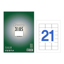 18AO폼텍 주소용라벨 LS-3105 100매/21칸, 없음