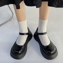 따봉오빠 4.5cm 여성 투웨이 스타일 체인 진주 스트랩 단화 로퍼 블랙(DB249)