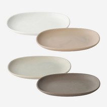 킨토 네스트 렉탱글 직사각 플레이트 19cm 4색상, 화이트