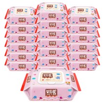 보드람 물티슈 80매X20개입 도톰한 엠보싱으로 부드러운 촉감, 20팩, 80매입