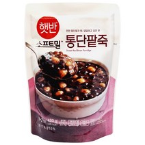햇반 소프트밀 통단팥죽 420g, 1개