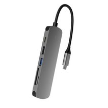 10 in 1 Type-C 허브 도킹 스테이션 MacBook Pro 100W PD 포트 용 hdmi에 USB 노트북 듀얼 4K HDMI, 01 Black